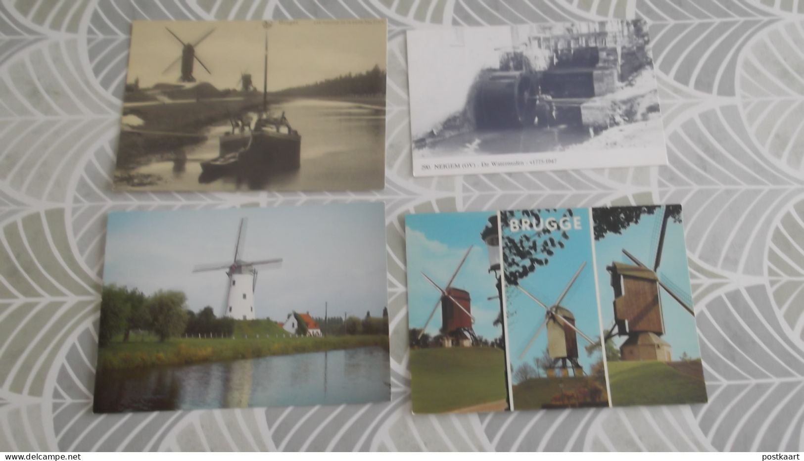 LOT Van 16  Postkaarten Molens En Watermolens - Moulins à Vent