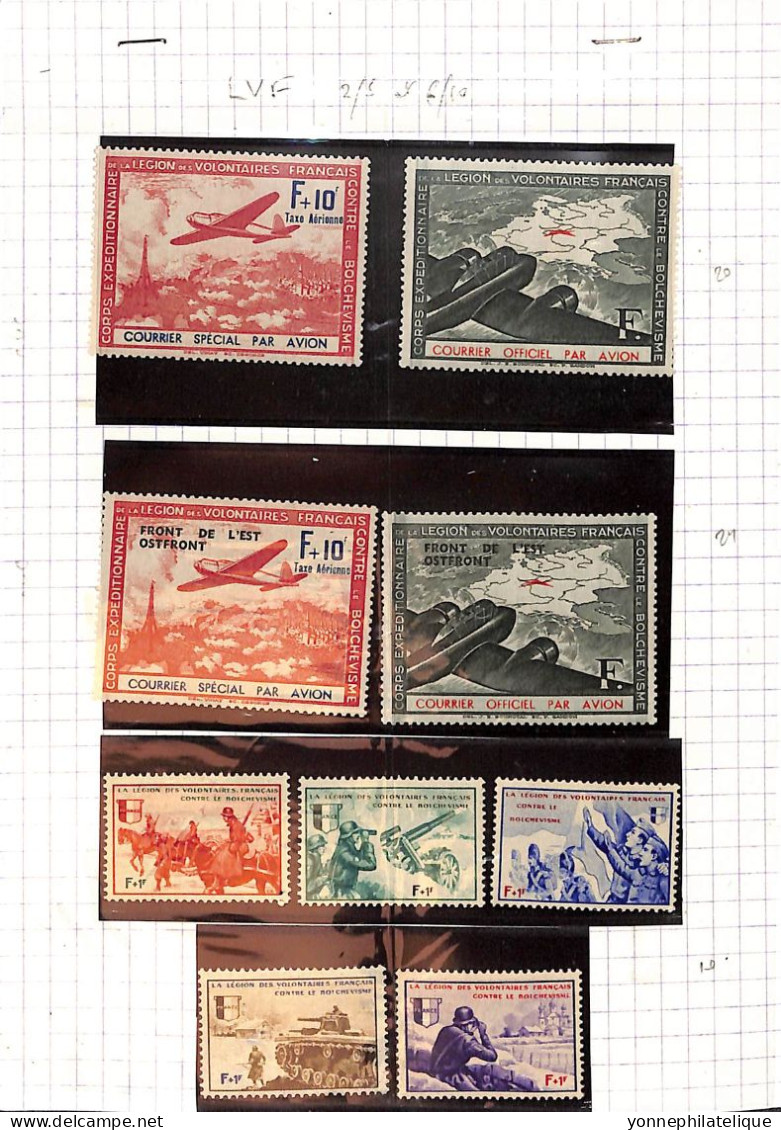 LVF - 2/5 Et 6/10 X Neufs Avec Traces De  Charnieres Très Propres - Cote Totale: 70€ - Unused Stamps