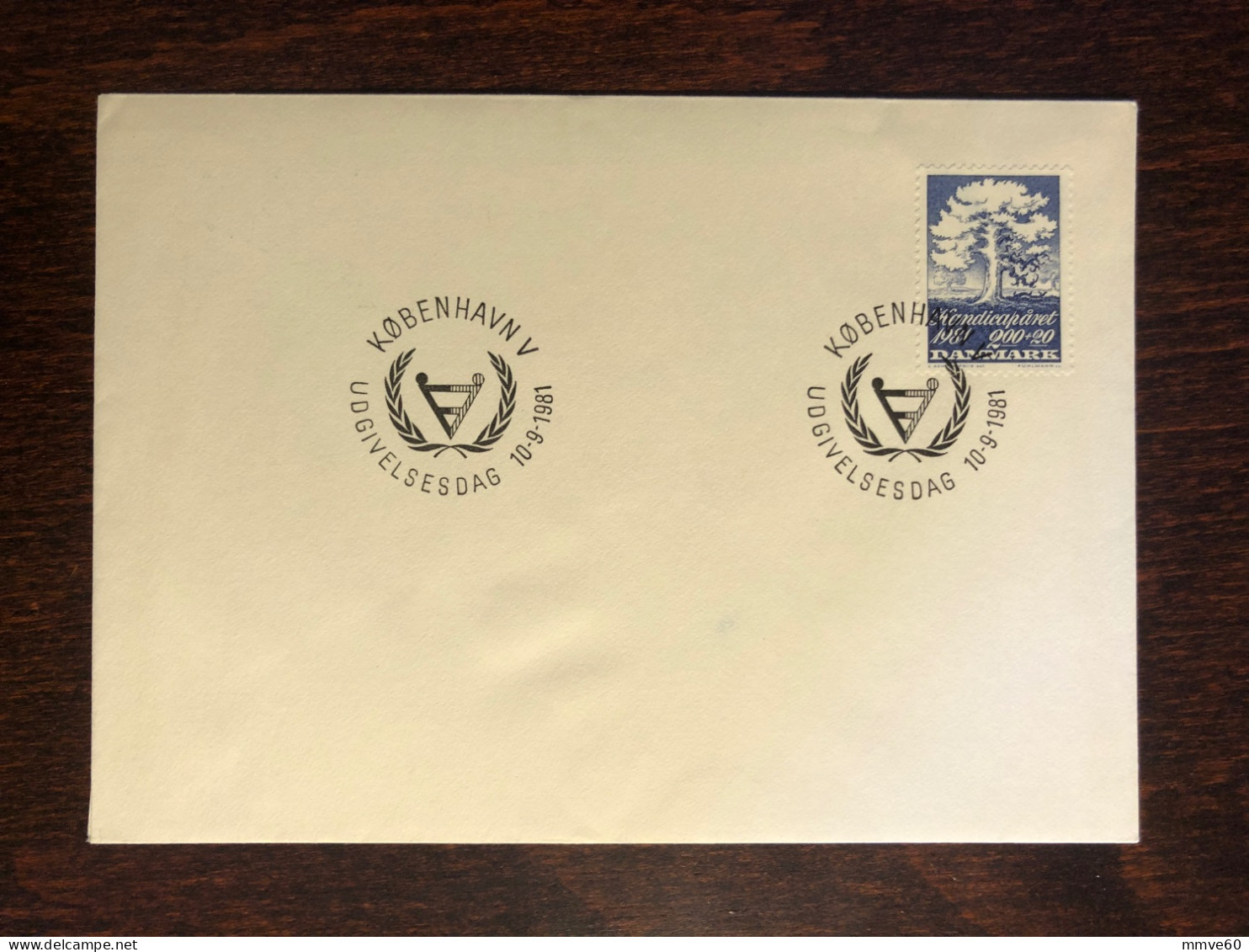 DENMARK FDC COVER 1981 YEAR DISABLED PEOPLE HEALTH MEDICINE STAMPS - FDC