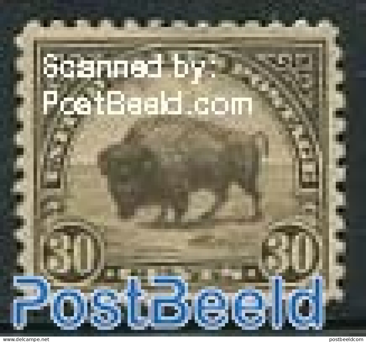 United States Of America 1923 30C, Perf. 11, Stamp Out Of Set, Unused (hinged), Nature - Animals (others & Mixed) - Nuovi