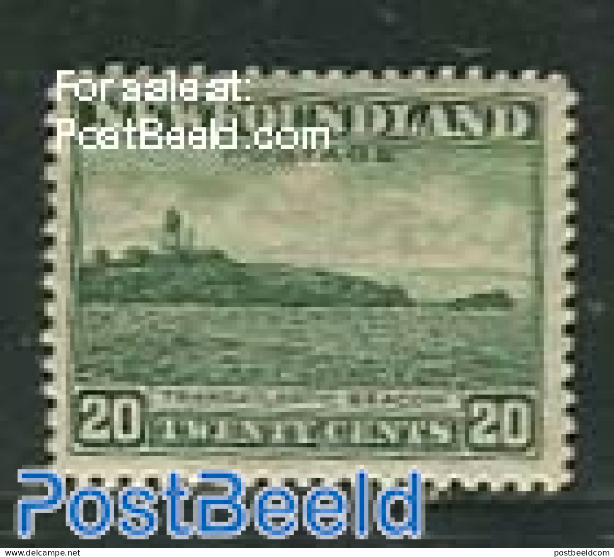 Newfoundland 1932 20c, Perf. 12.5, Stamp Out Of Set, Mint NH, Various - Lighthouses & Safety At Sea - Leuchttürme