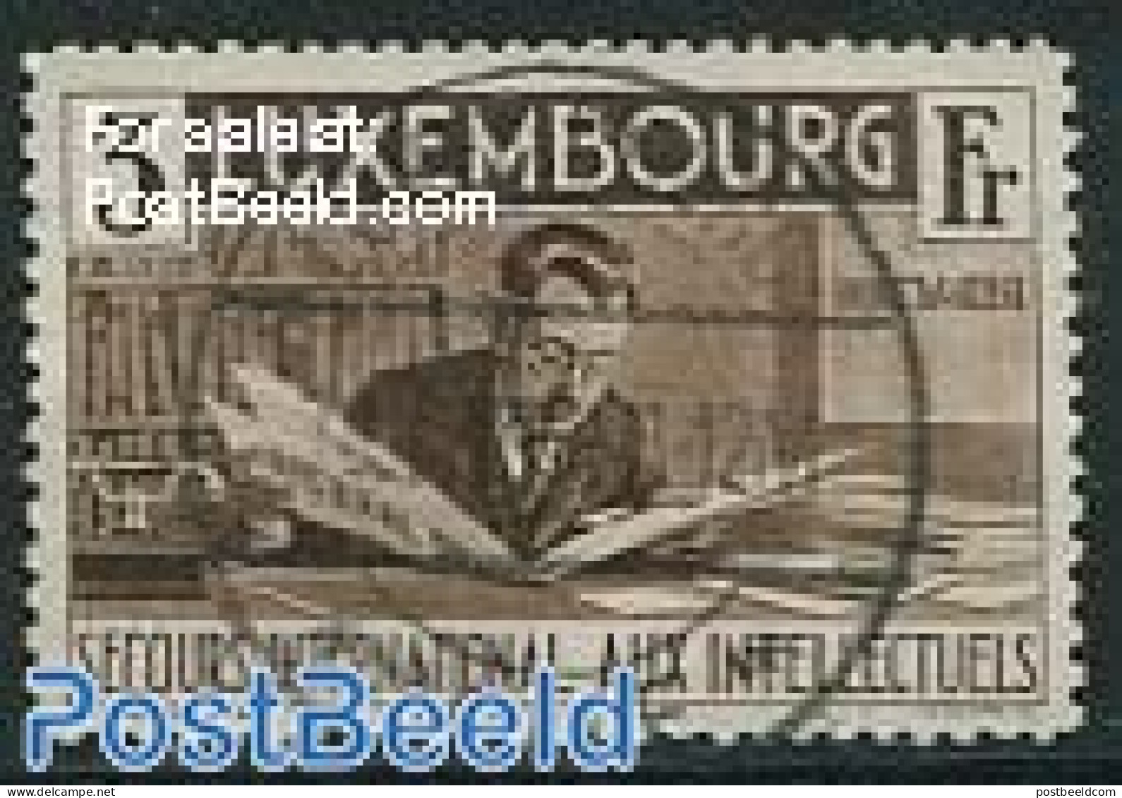 Luxemburg 1935 3F, Stamp Out Of Set, Mint NH - Neufs