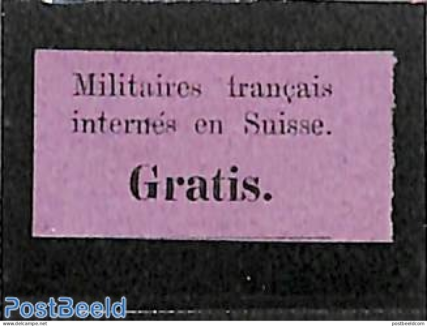 Switzerland 1871 Military Stamp 1v, Unused (hinged), History - Ongebruikt
