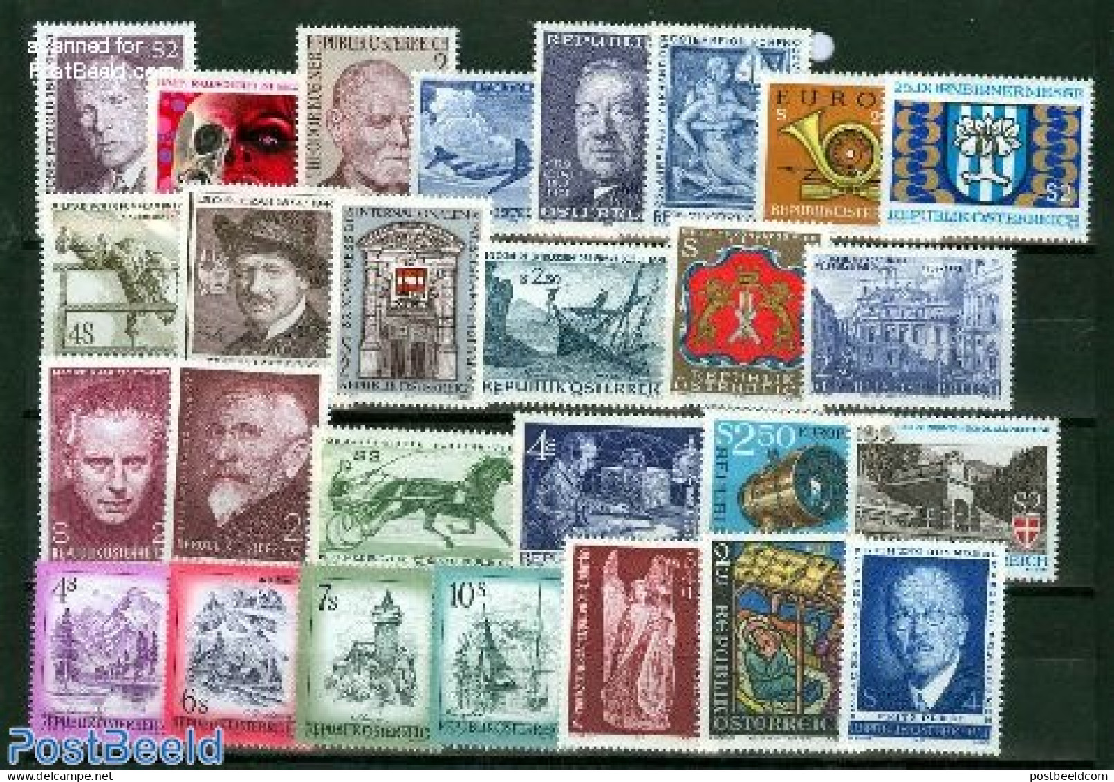 Austria 1973 Yearset 1973, Complete, 27v, Mint NH, Various - Yearsets (by Country) - Ongebruikt