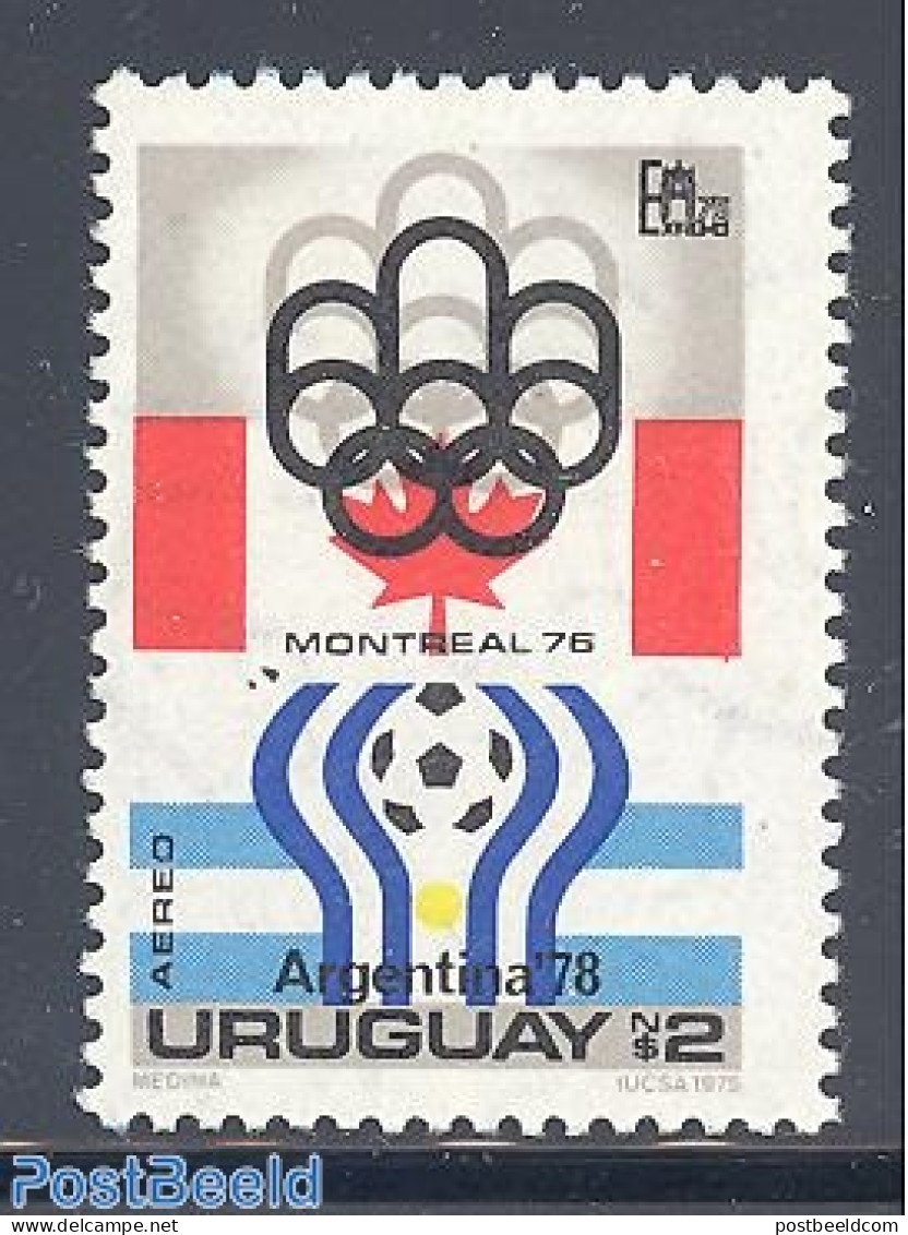 Uruguay 1975 Stamp Out Of Set, Mint NH, Sport - Uruguay