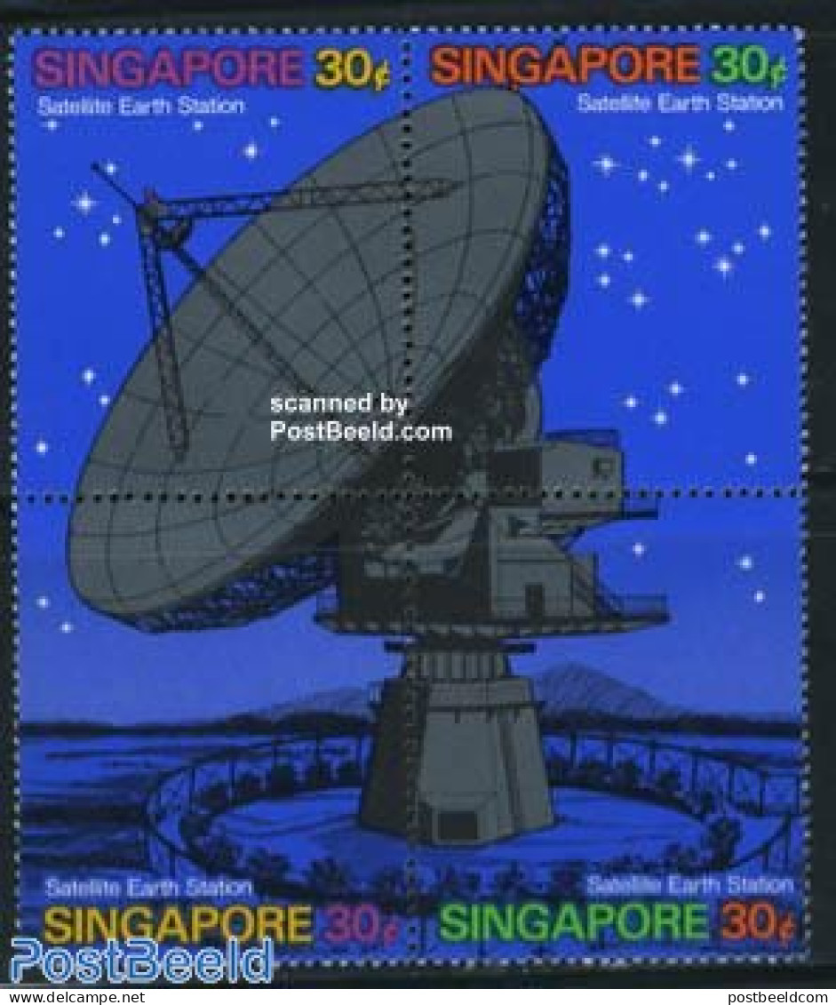 Singapore 1971 Stamp Out Of Set, Mint NH, Science - Telecommunication - Telecom