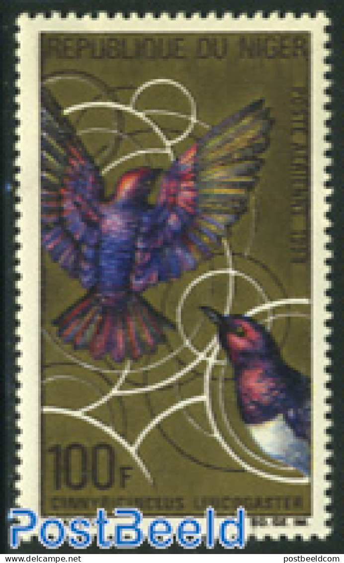 Niger 1968 100F, Stamp Out Of Set, Mint NH, Nature - Birds - Niger (1960-...)