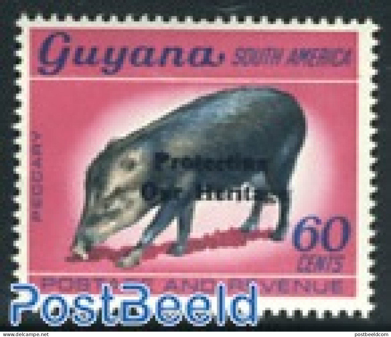 Guyana 1984 Stamp Out Of Set, Mint NH, Nature - Animals (others & Mixed) - Guyane (1966-...)
