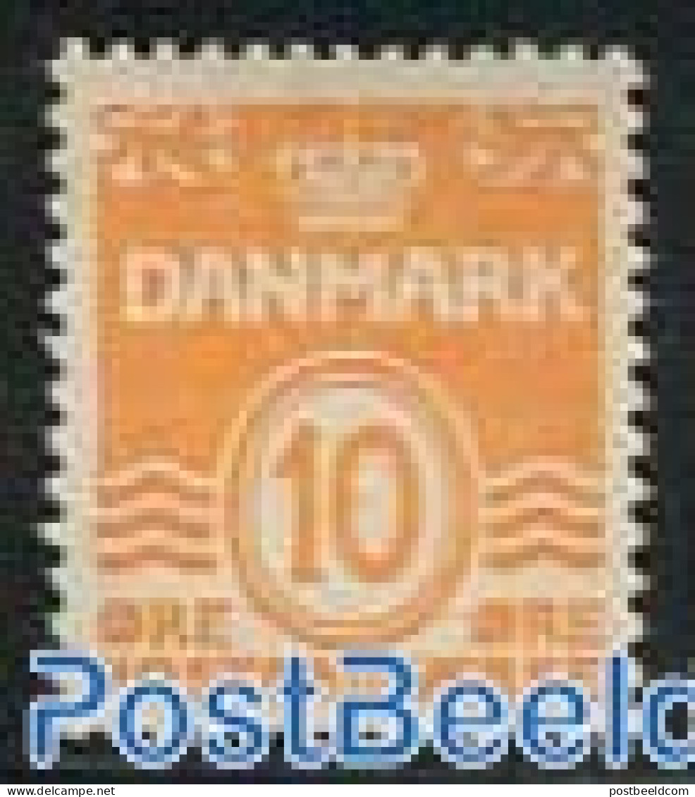 Denmark 1933 10ore, Stamp Out Of Set, Mint NH - Unused Stamps