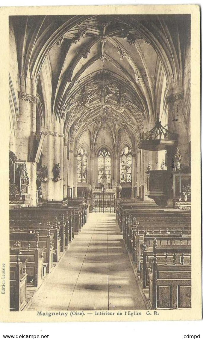 Maignelay Intérieur De L'église - Maignelay Montigny