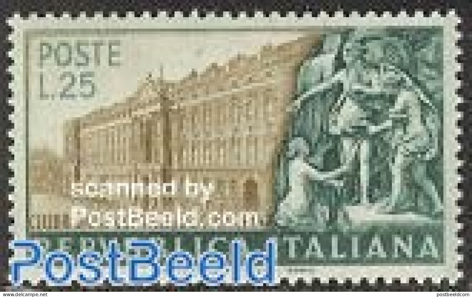 Italy 1952 Caserta 1v, Mint NH, Art - Castles & Fortifications - Sonstige & Ohne Zuordnung