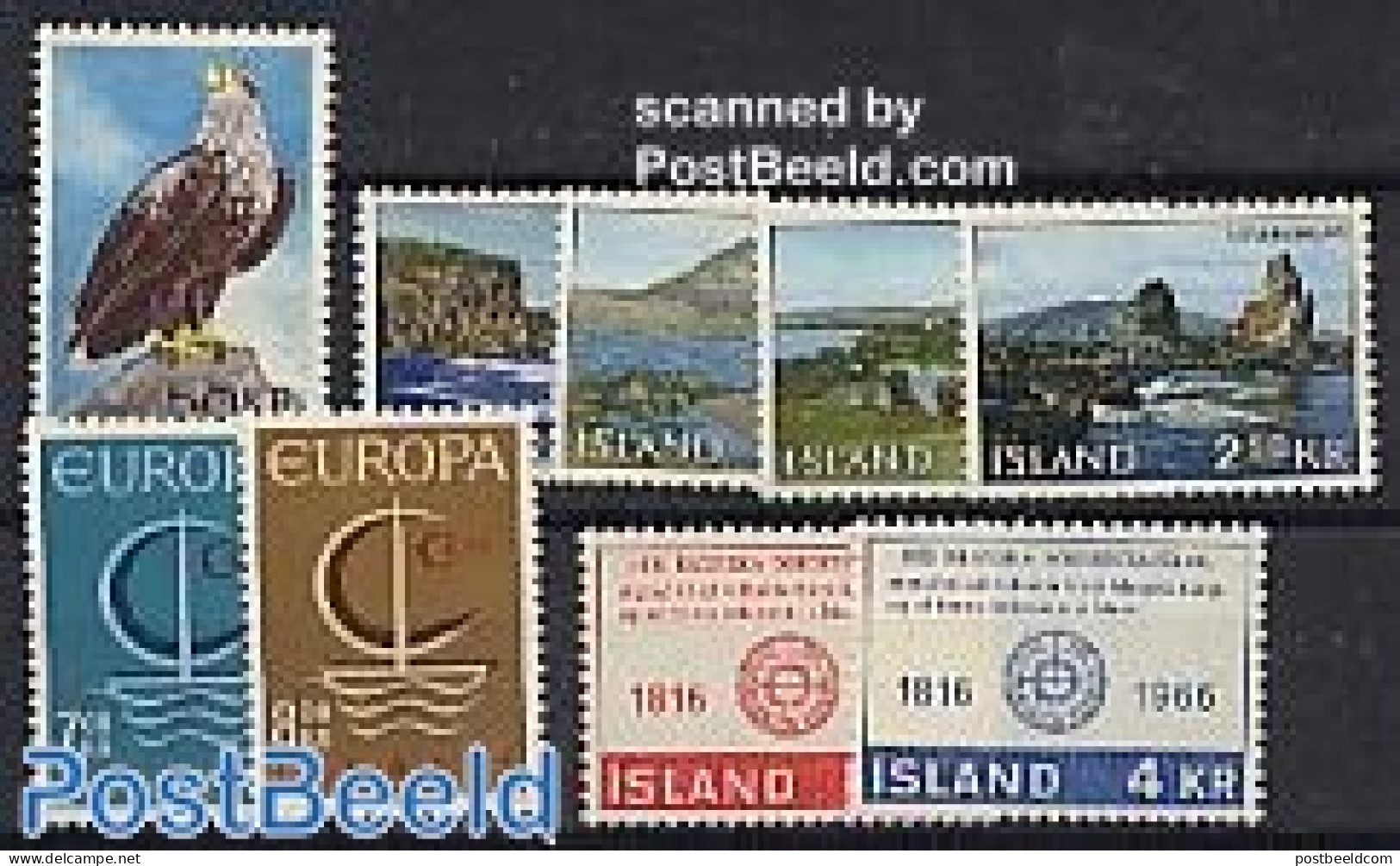 Iceland 1966 Yearset 1966 (9v), Mint NH, Various - Yearsets (by Country) - Unused Stamps