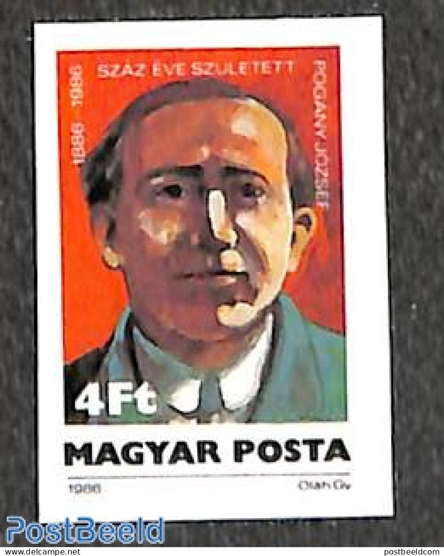 Hungary 1986 J. Pogany 1v Imperforated, Mint NH, Art - Authors - Unused Stamps