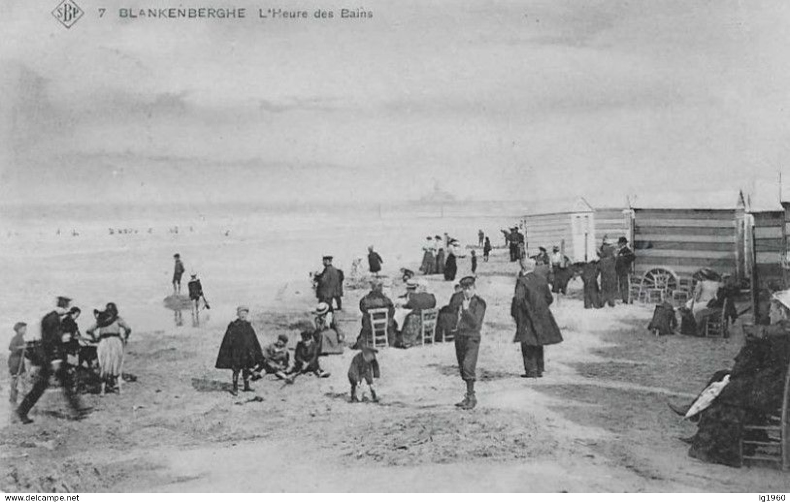 Blankenberghe - L'Heure Des Bains - 1907 - Zeer Goede Staat ! - Blankenberge