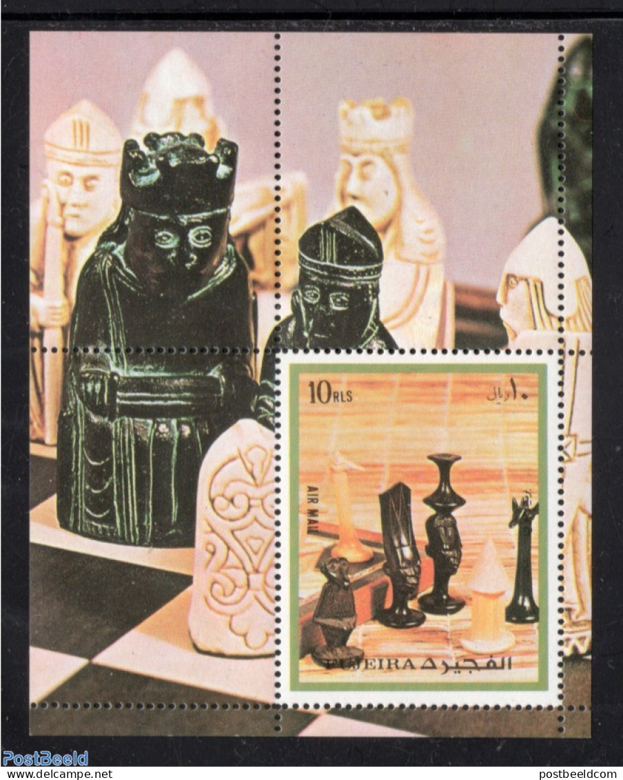 Fujeira 1972 Chess S/s, Mint NH, Sport - Chess - Chess