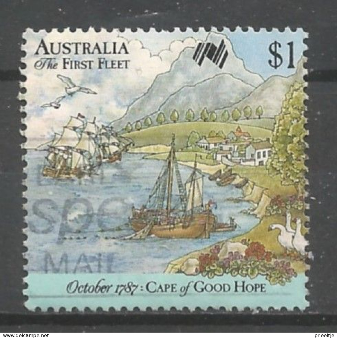 Australia 1987 The First Fleet Y.T. 1028 (0) - Used Stamps