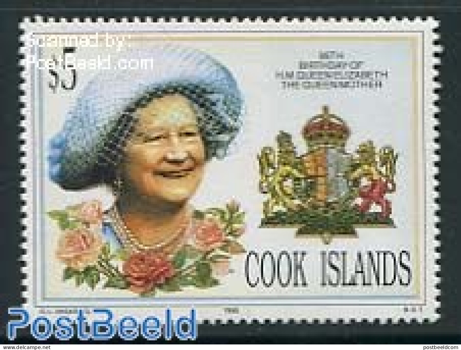 Cook Islands 1995 Queen Mother 1v, Mint NH, History - Kings & Queens (Royalty) - Königshäuser, Adel