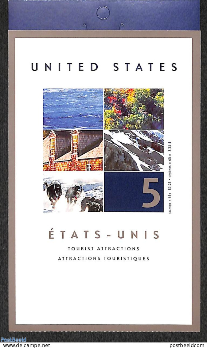 Canada 2002 United States Mail 5v S-a In Booklet, Mint NH, Nature - Sport - Transport - Various - Dogs - Mountains & M.. - Ungebraucht