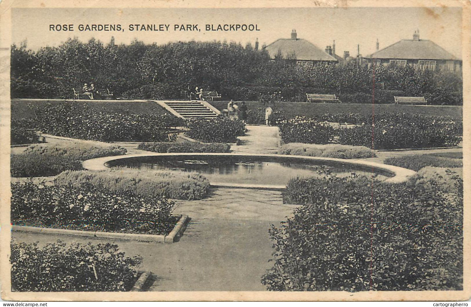 United Kingdom England Blackpool Rose Garden Stanley Park - Blackpool