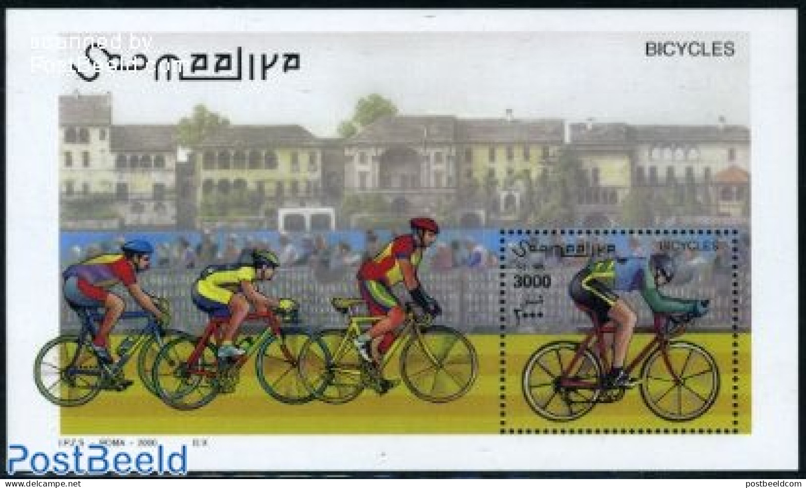 Somalia 2000 Bicycles S/s, Mint NH, Sport - Cycling - Cycling