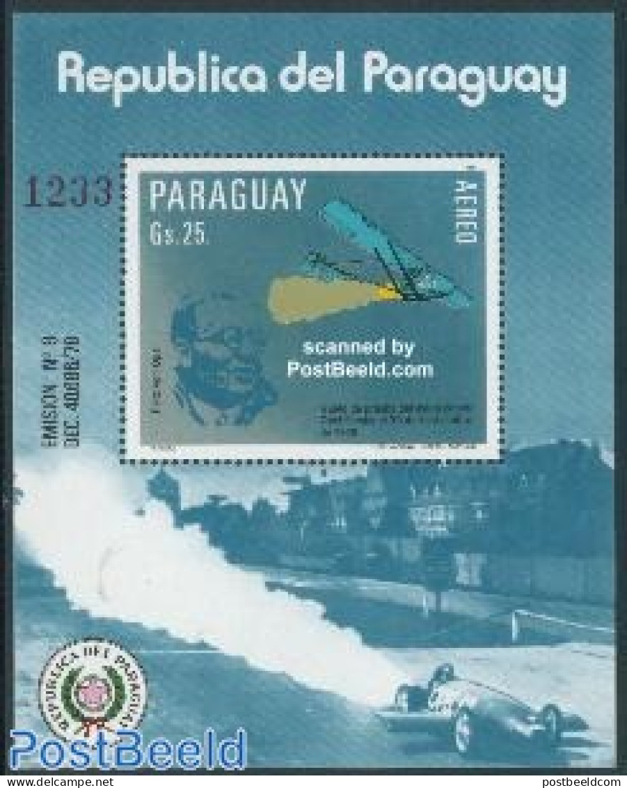 Paraguay 1983 Fritz Von Opel S/s, Mint NH, Transport - Aircraft & Aviation - Space Exploration - Flugzeuge