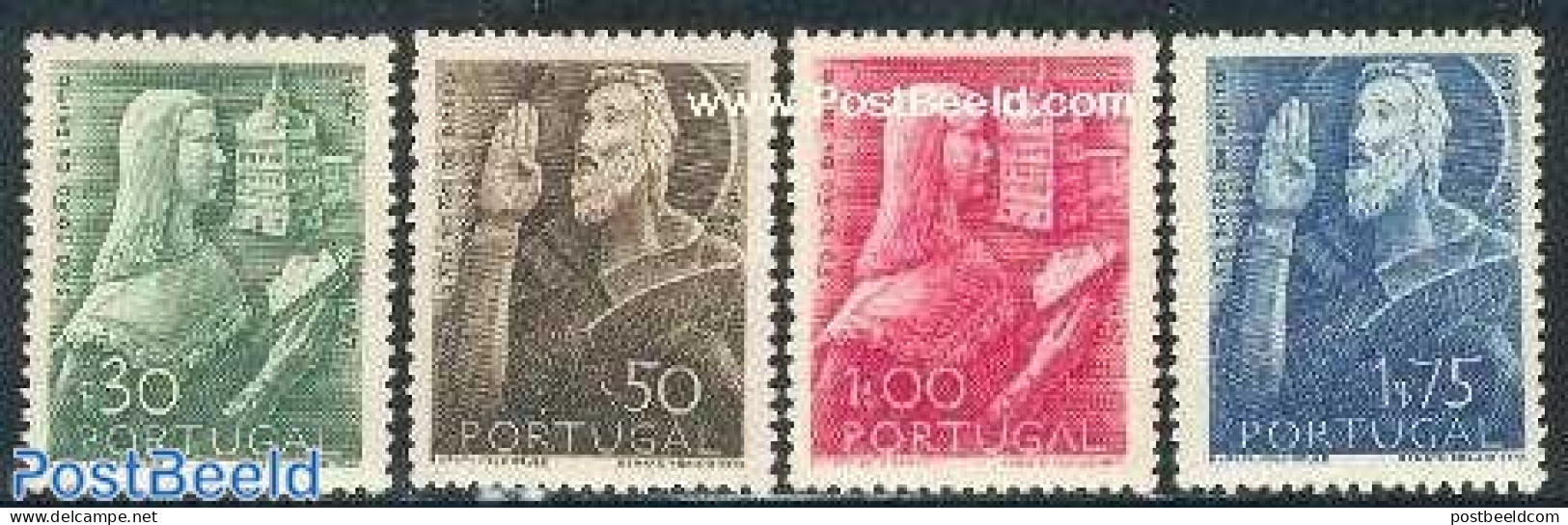 Portugal 1948 Holy John Brito 4v, Unused (hinged), Religion - Religion - Nuovi