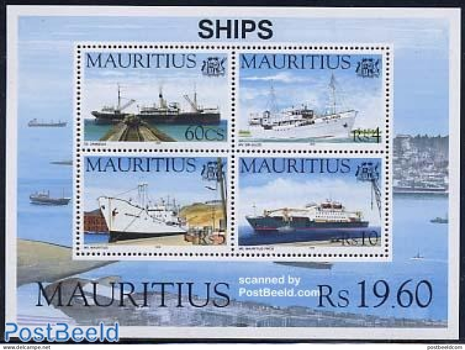Mauritius 1996 Ships S/s, Mint NH, Transport - Ships And Boats - Schiffe