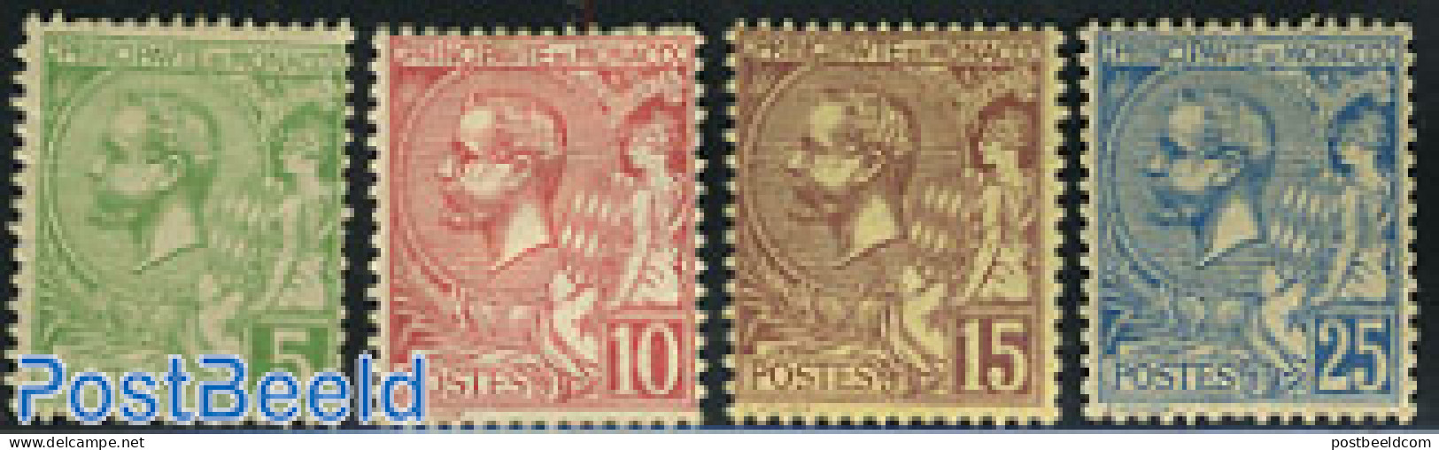 Monaco 1901 Definitives 4v, Unused (hinged) - Neufs