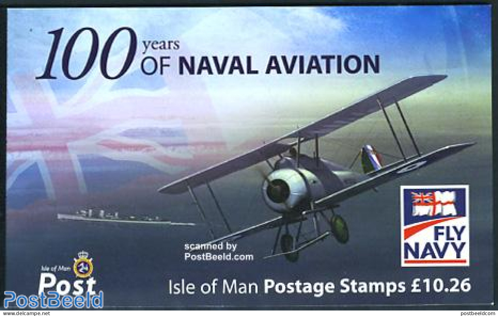 Isle Of Man 2009 Naval Aviation, Prestige Booklet, Mint NH, Transport - Stamp Booklets - Helicopters - Aircraft & Avia.. - Unclassified