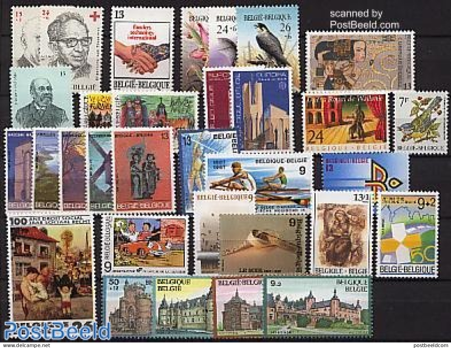 Belgium 1987 Yearset 1987 (32v), Mint NH, Various - Yearsets (by Country) - Nuevos