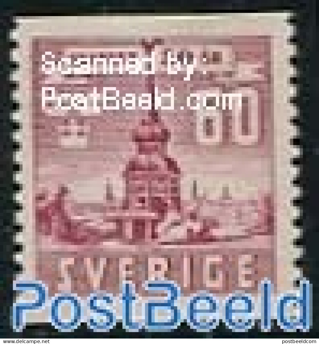 Sweden 1941 60o, Stamp Out Of Set, Mint NH, Art - Museums - Ungebraucht