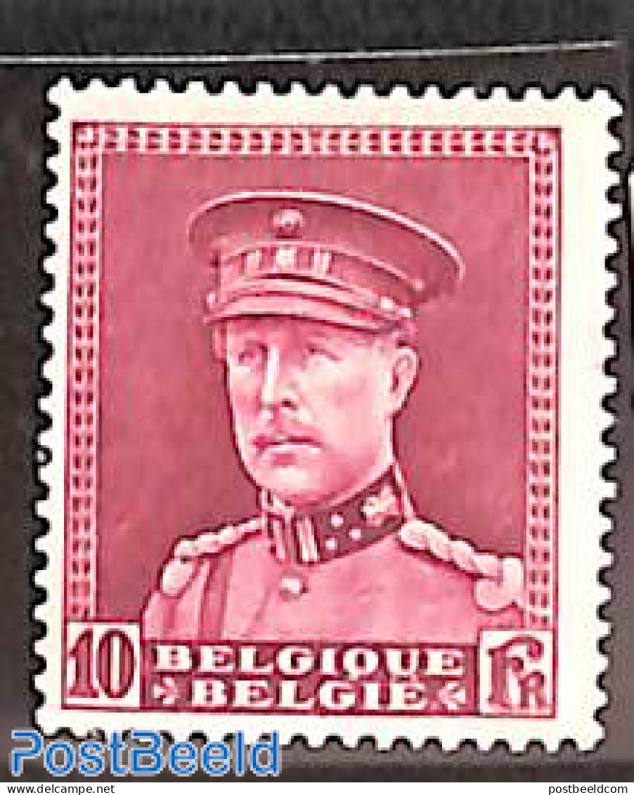 Belgium 1931 10Fr, Stamp Out Of Set, Unused (hinged) - Ongebruikt