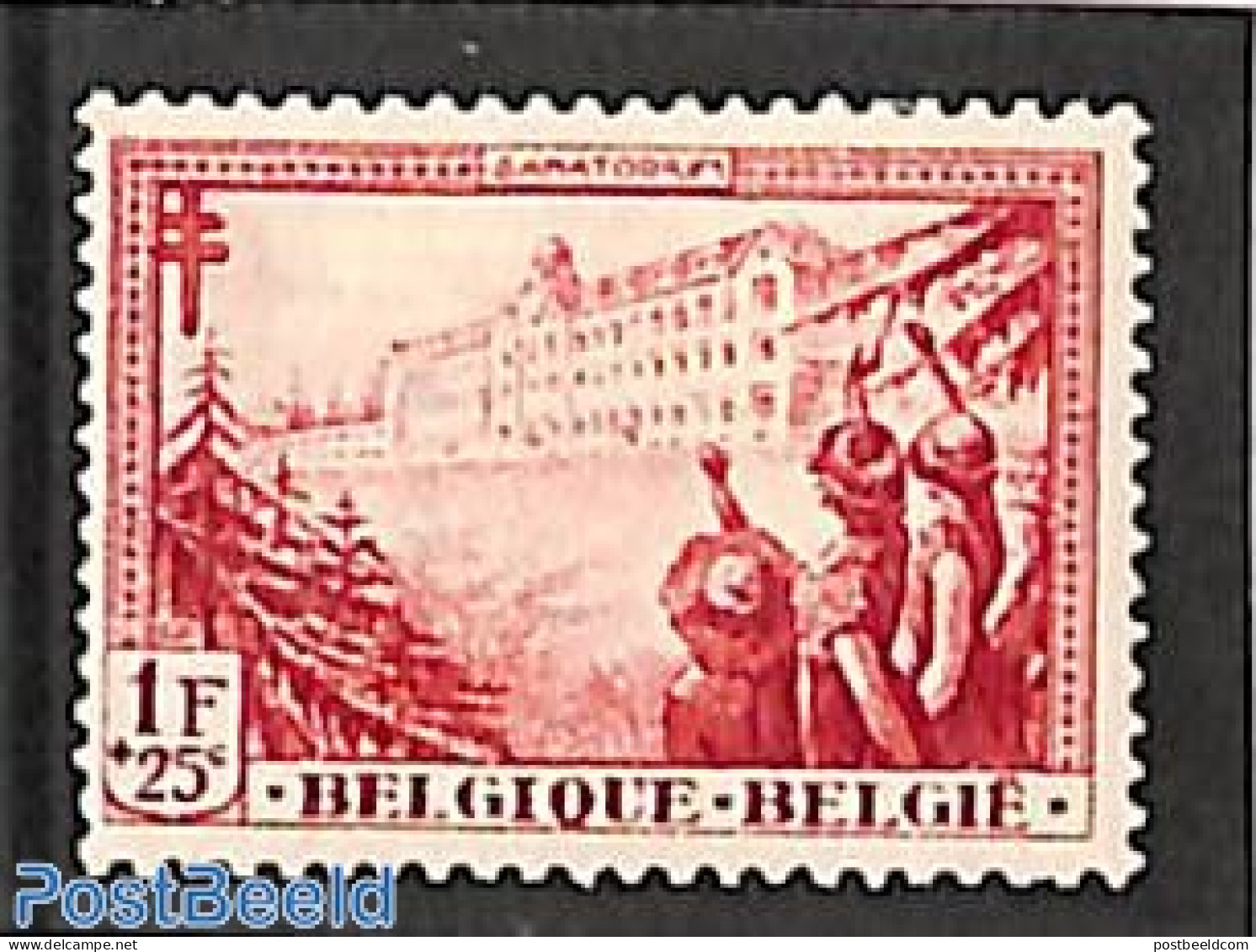 Belgium 1932 1F, Stamp Out Of Set, Unused (hinged) - Ongebruikt