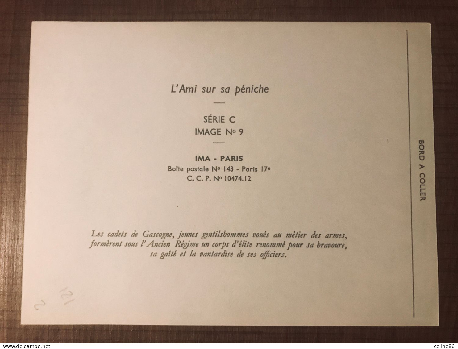 L'ami Sur Sa Péniche SERIE C IMAGE N°9 - Other & Unclassified