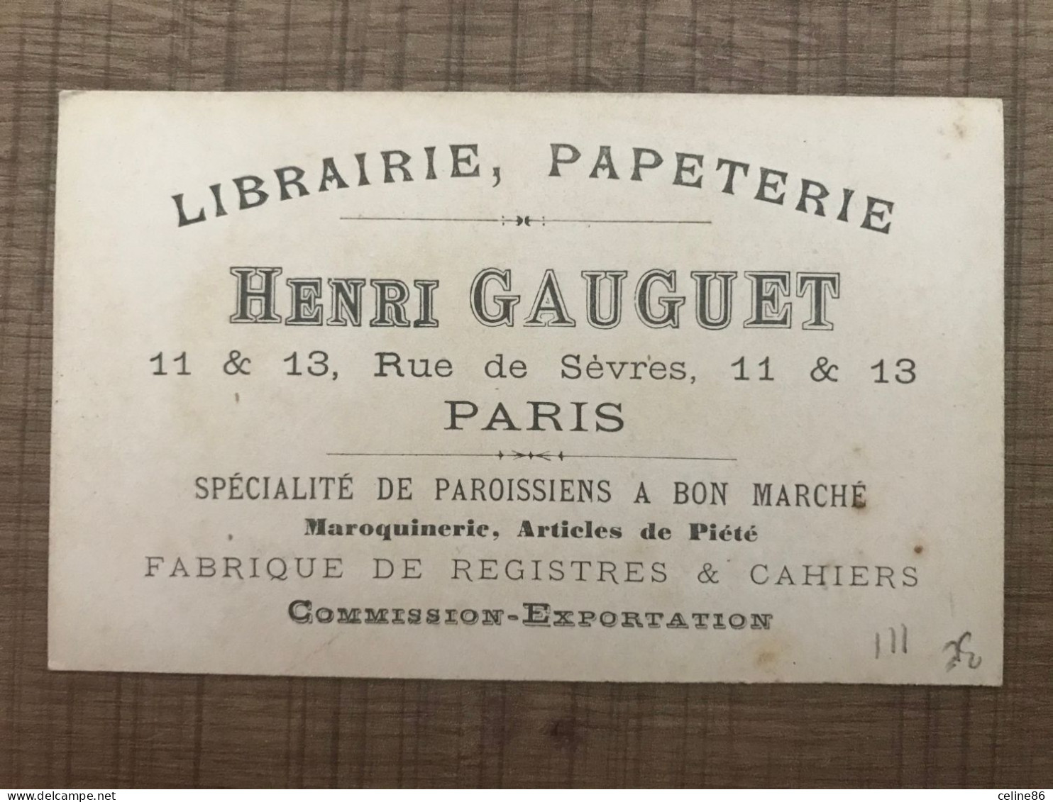 La Rançon De Milord LIBRAIRIE PAPETERIE Henri GAUGUET - Altri & Non Classificati