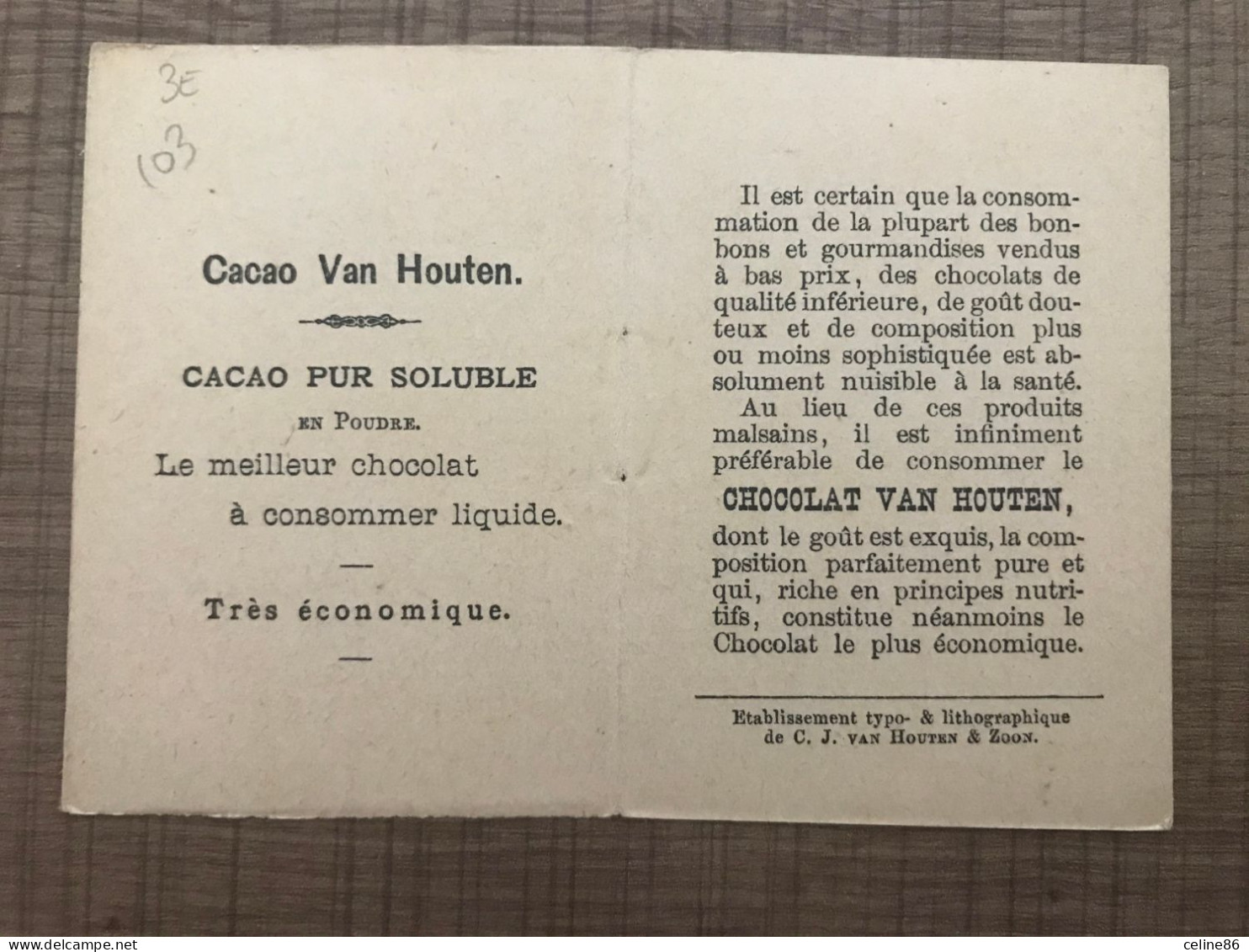 Cacao Van Houten  - Altri & Non Classificati