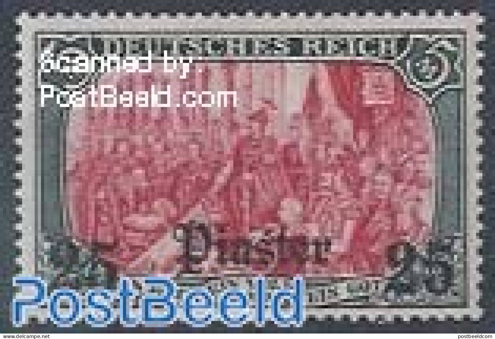 Türkiye 1905 German Post, 25Pia On 5M, Stamp Out Of Set, Unused (hinged) - Andere & Zonder Classificatie