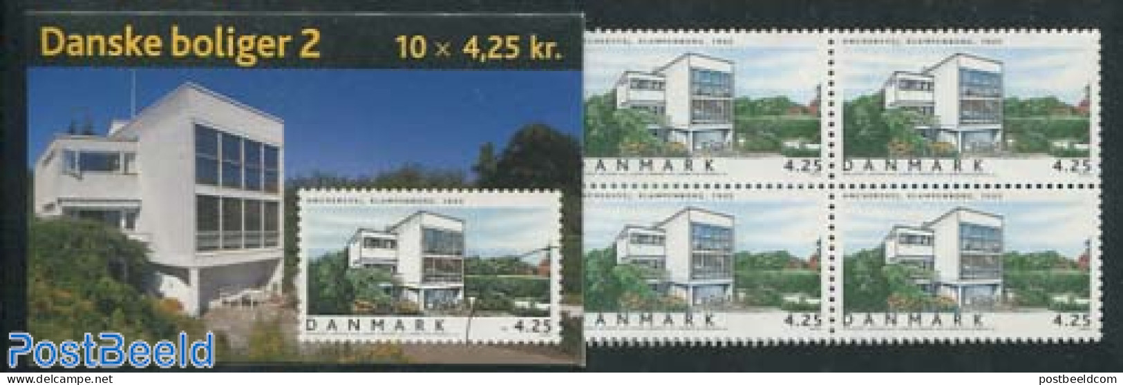 Denmark 2003 Houses Booklet, Mint NH, Stamp Booklets - Unused Stamps