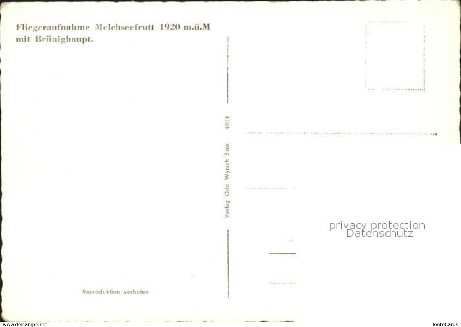 11848950 Melchsee-Frutt Fliegeraufnahme Bruenighaupt Melchsee-Frutt - Autres & Non Classés