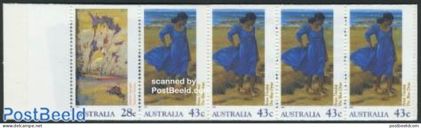 Australia 1990 Impressionism Booklet, Mint NH, Stamp Booklets - Art - Modern Art (1850-present) - Neufs