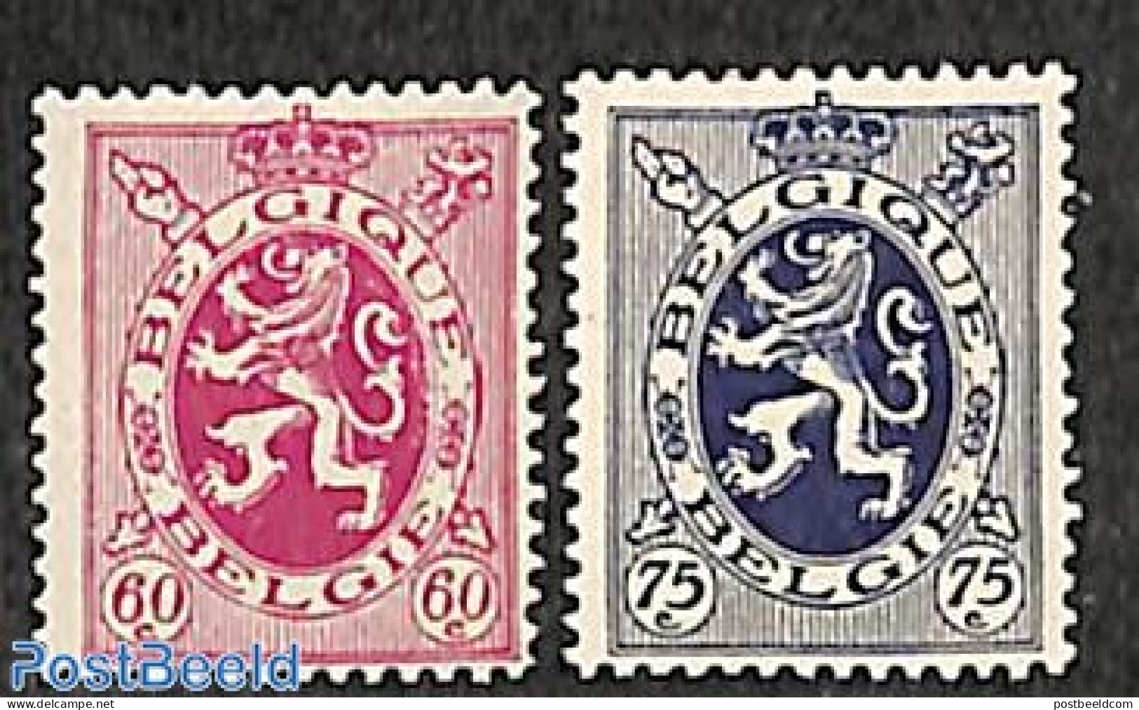 Belgium 1930 Definitives 2v, Mint NH - Nuevos