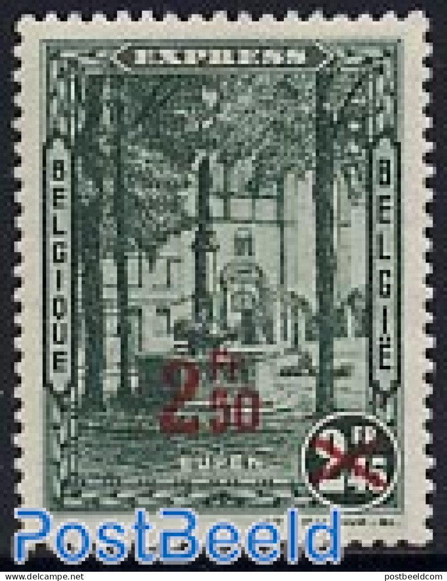 Belgium 1932 Express Mail Overprint 1v, Unused (hinged), Nature - Water, Dams & Falls - Nuevos