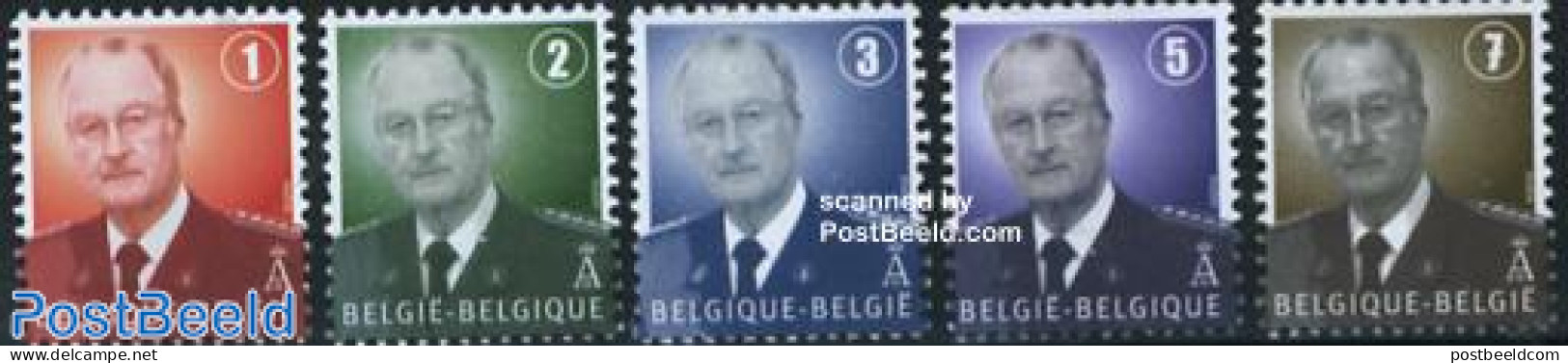 Belgium 2007 Definitives 5v, Mint NH - Ungebraucht