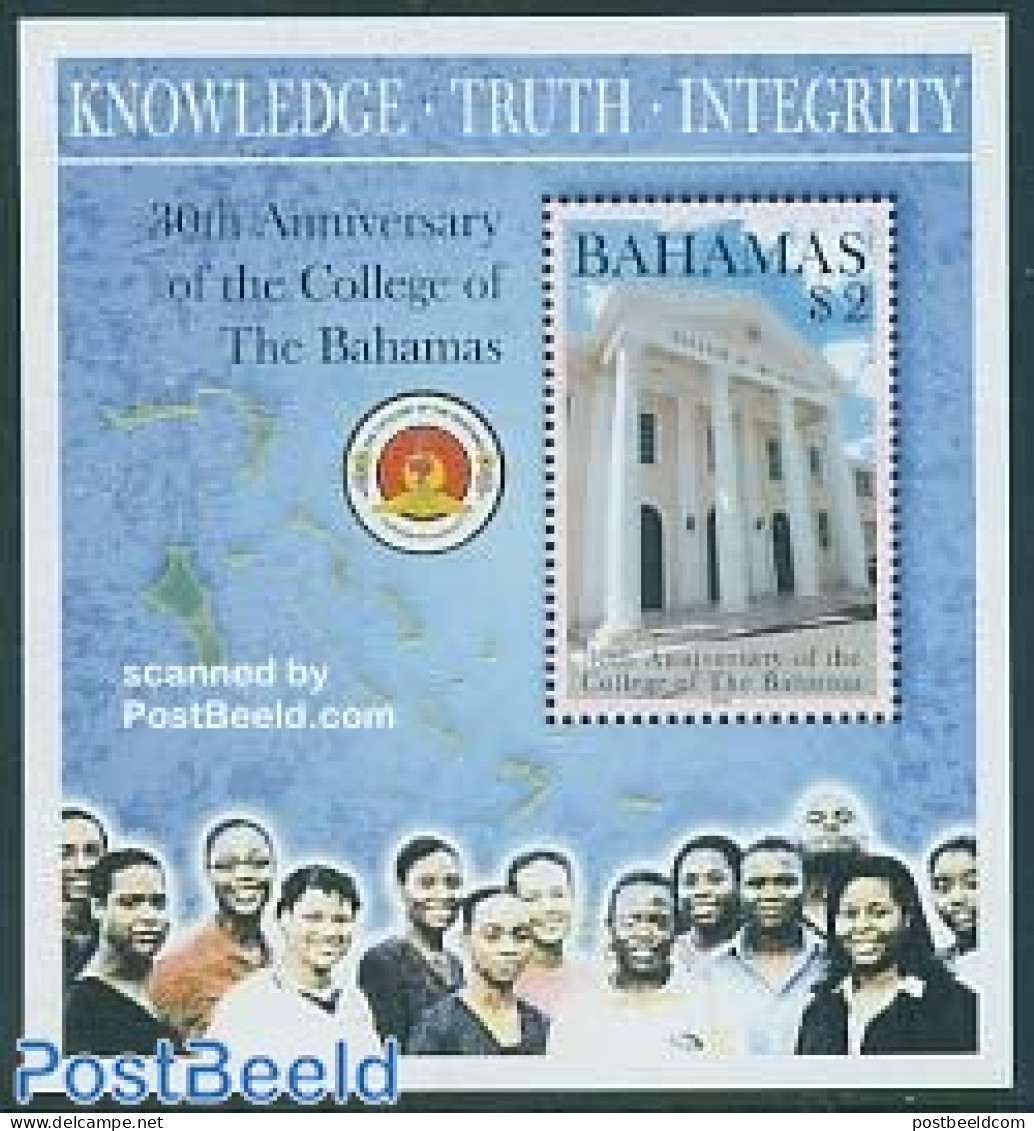 Bahamas 2005 College Of Bahamas S/s, Mint NH, Science - Various - Education - Maps - Geografia