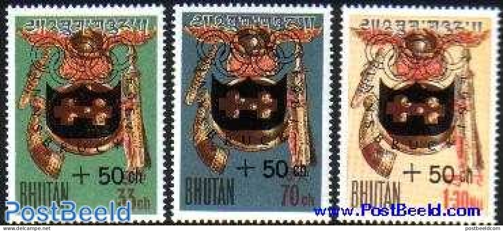 Bhutan 1964 Olympic Winter Games Innsbruck 3v, Mint NH, Sport - Olympic Winter Games - Bhután