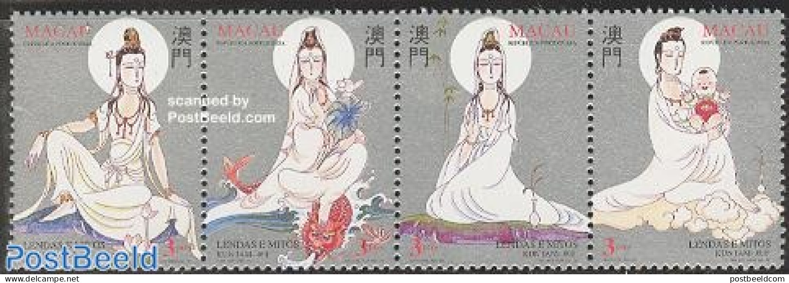 Macao 1995 Legends & Myths 4v [:::] Or [+], Mint NH - Unused Stamps