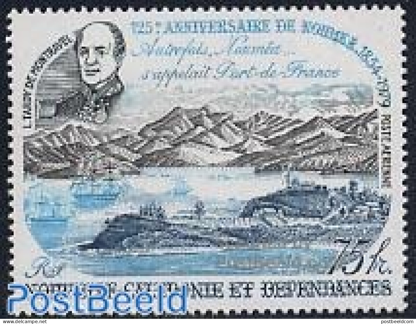 New Caledonia 1979 125 Years Noumea 1v, Mint NH, Transport - Ships And Boats - Ongebruikt