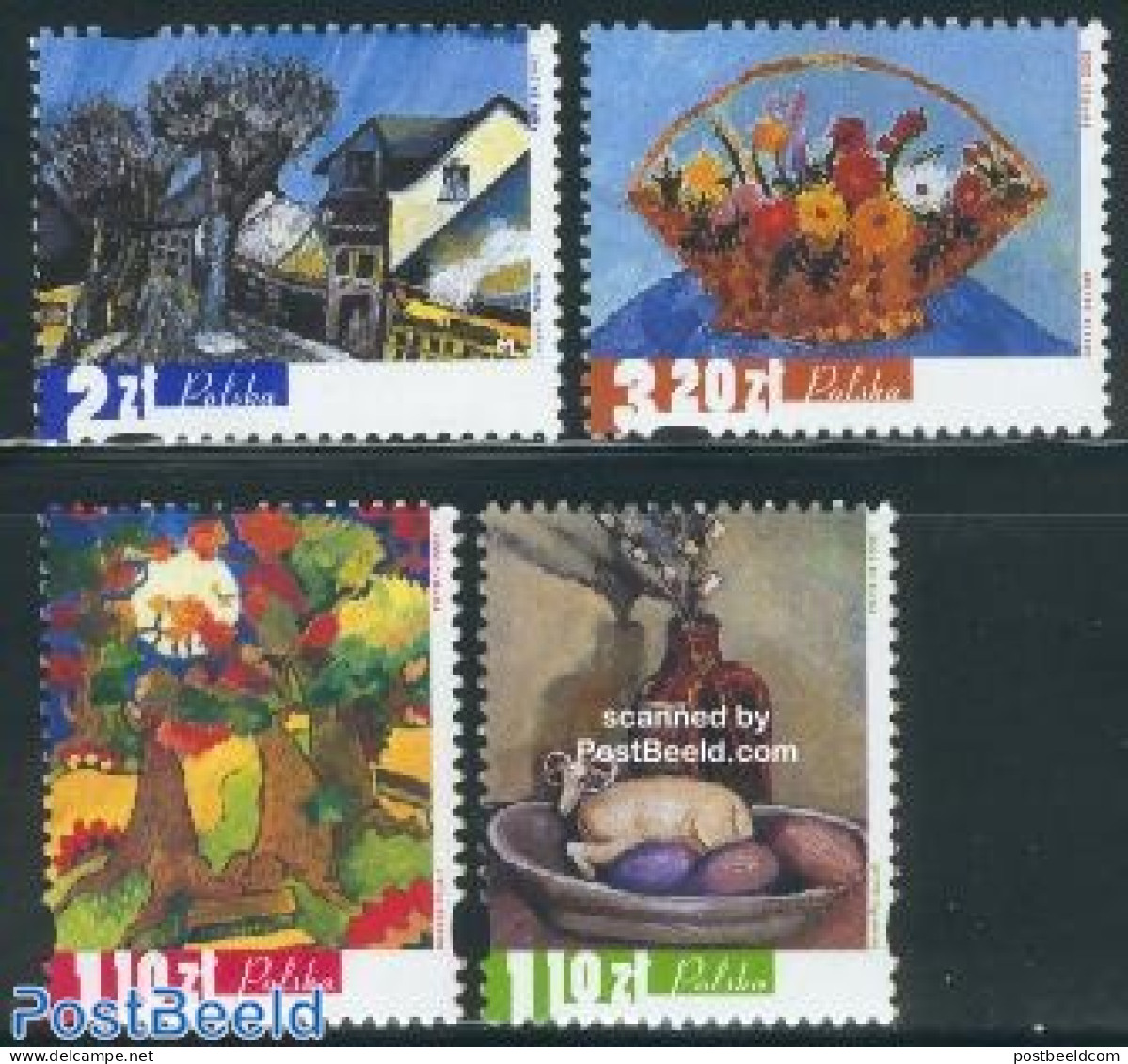 Poland 2002 Four Seasons 4v, Mint NH, Art - Modern Art (1850-present) - Unused Stamps