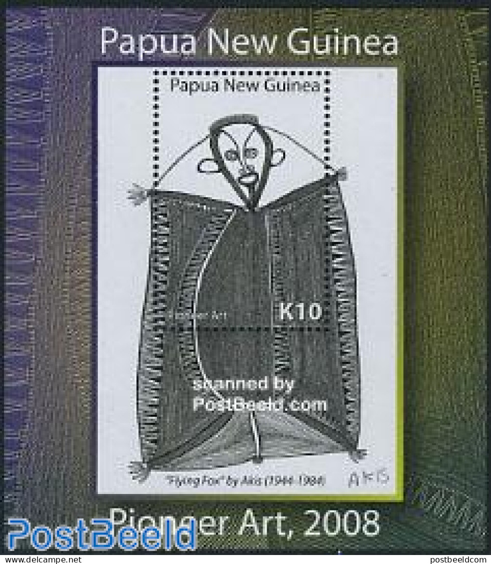 Papua New Guinea 2008 Pioneer Art S/s, Mint NH, Art - Modern Art (1850-present) - Paintings - Papua New Guinea