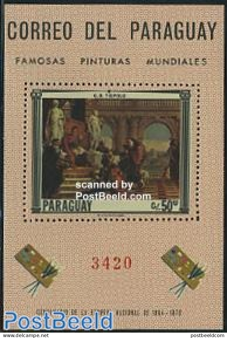 Paraguay 1967 Tiepolo Painting S/s, Mint NH, Art - Paintings - Paraguay
